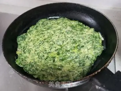 Make Spinach pancakes step 4