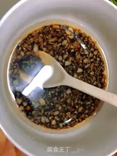 Make Garlic fan steams the meat step 5