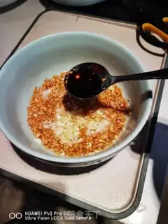 Make A garlic fan with a shrimp step 11