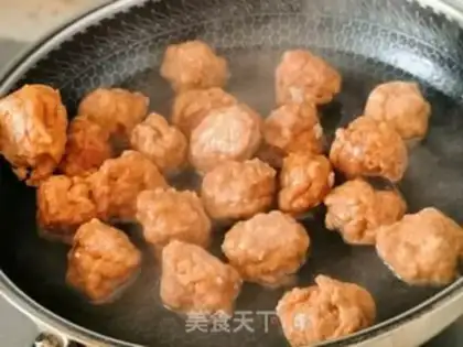 Make Meatball boiled quail eggs step 0