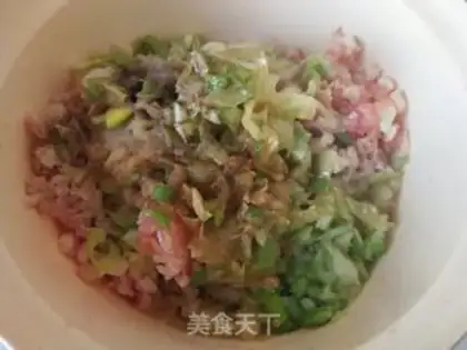 Make Five fortune dumplings step 1