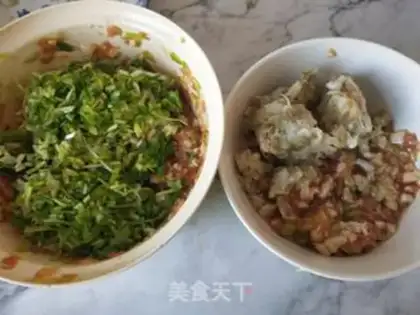 Make Five fortune dumplings step 2