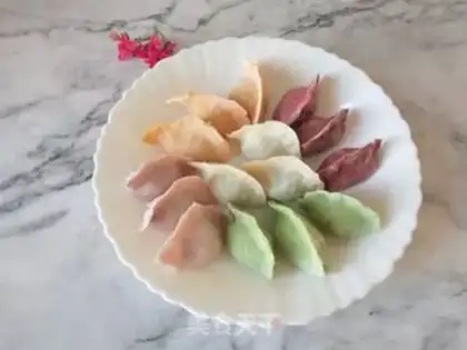 Make Five fortune dumplings step 3