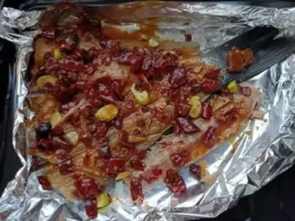 Make Spicy roasted bass step 8