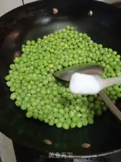 Make Peas, fried meat step 3