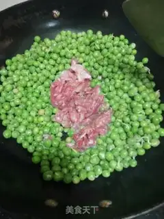 Make Peas, fried meat step 4