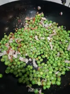Make Peas, fried meat step 7