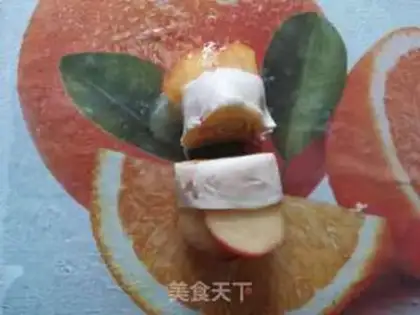 Make Apple roses step 6