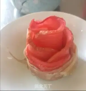Make Apple roses step 8