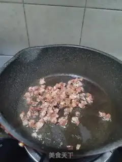 Make Sweet bean sausage fried rice step 6