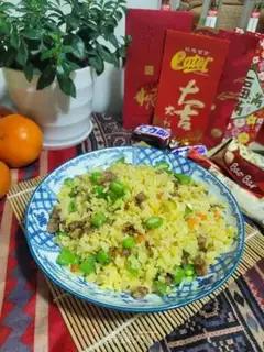 Make Sweet bean sausage fried rice step 12