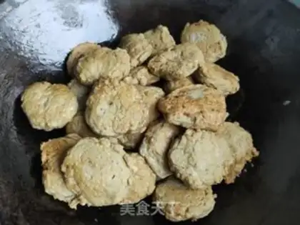 Make Fried fishballs step 8