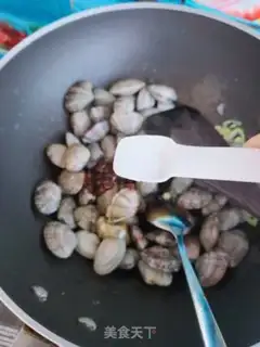 Make Saffron clams step 6