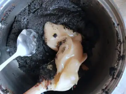 Make Pumpkin black and sesame soup step 3