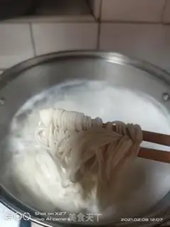 Make Olive sausage noodles step 3