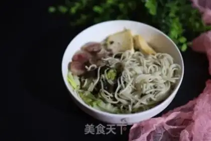 Make Olive sausage noodles step 6