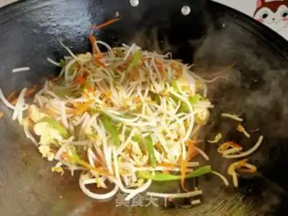 Make Clear the green bean bud step 10