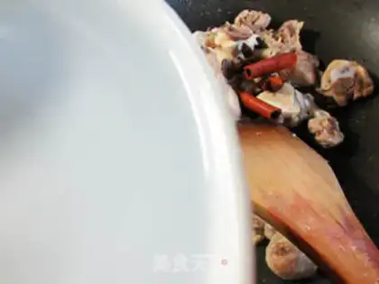 Make The water is burning chicken step 2