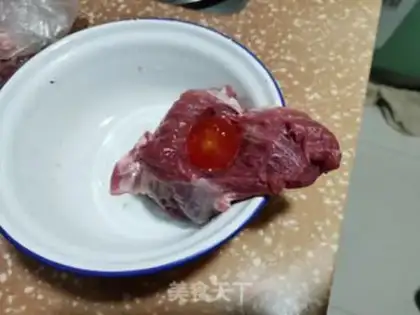 Make Salted egg yolk step 7