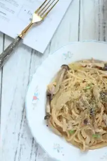 Make And pasta with chicken mushroom cream step 11