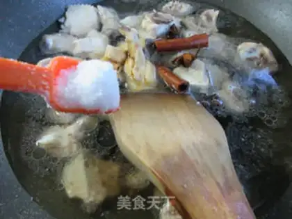 Make The water is burning chicken step 5