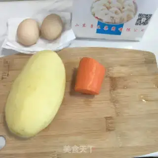 Make Potato omelet step 0