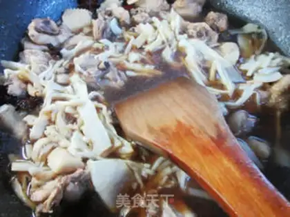 Make The water is burning chicken step 8