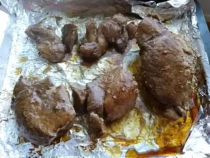 Make Salted egg yolk step 12