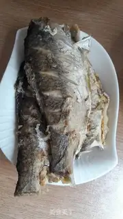 Make Steam fish dry step 0
