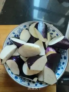 Make Red eggplant step 1