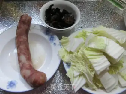 Make Black-muck sausage and cabbage step 0