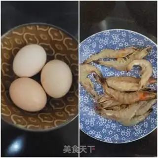 Make Shrimp fried eggs step 0