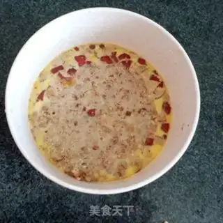 Make Nuts steamed eggs step 7