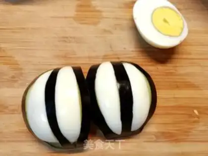 Make Lotus eggs and eggplant step 2