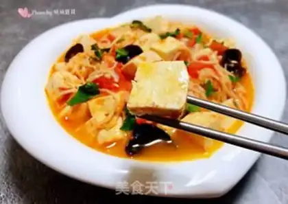 Make Tomatoes, mushrooms, tofu step 12