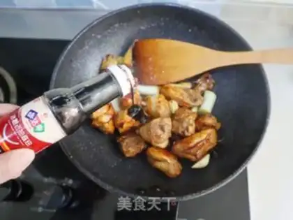 Make Tea mushroom fried chicken step 4