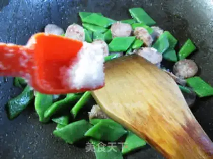 Make Sausage and soybeans step 5