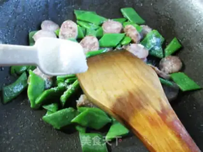 Make Sausage and soybeans step 6