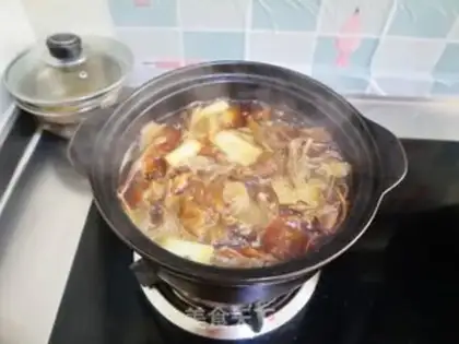 Make Tea mushroom fried chicken step 7