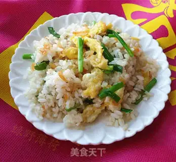 Make Shrimp omelet fried rice step 7
