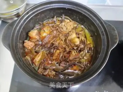 Make Tea mushroom fried chicken step 9
