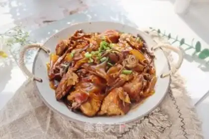 Make Tea mushroom fried chicken step 10
