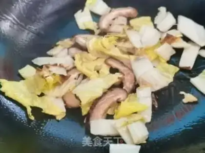 Make Frozen mushrooms step 1