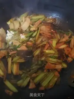 Make Celery fried meat step 10