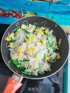 Make Scrambled rice powder step 9