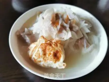 Make Fish-skinned eggs for radish step 7