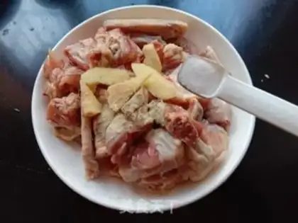 Make The original mushroom steam chicken step 1