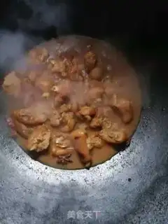 Make Red burning pig hoof step 6