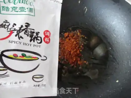 Make Spicy chicken belly step 6
