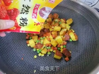 Make Spicy chicken belly step 7